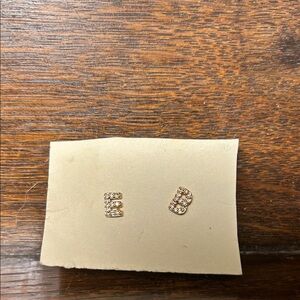 Gold Initial Earrings